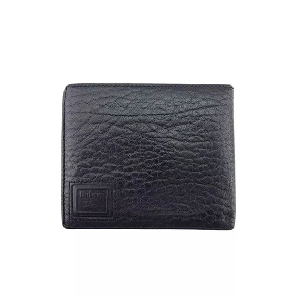 Burberry Bi -fold Wallet Hose Mark Leather Authentic USED - Picture 1 of 11